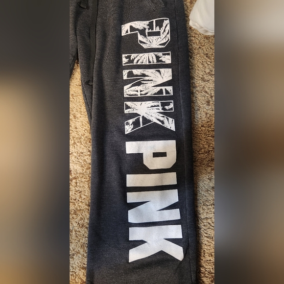 PINK - VINTAGE BOYFRIEND SWEATS SZ SM - Picture 5 of 7